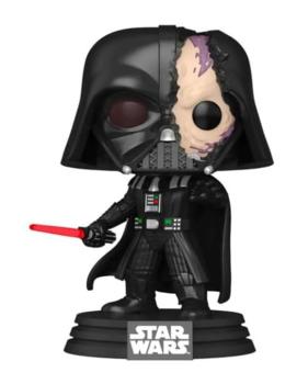 FUNKO POP! - Star Wars - Obi Wan Kenobi Darth Vader Damaged Helmet  #637 Special Edition